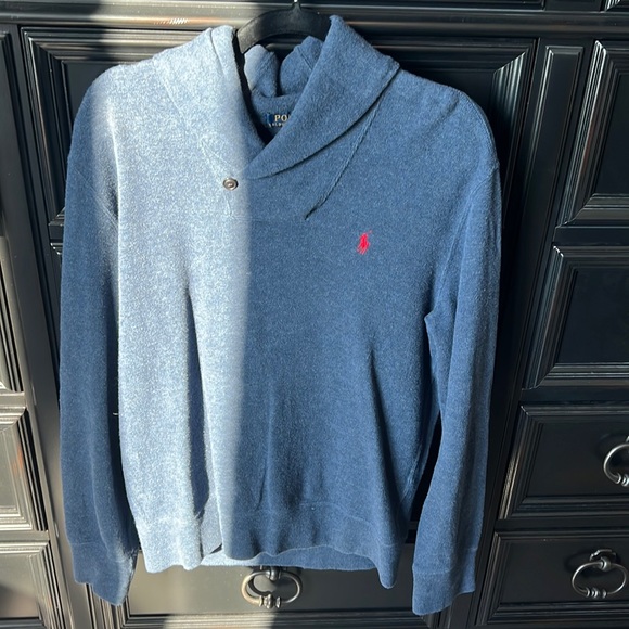 Mens Polo Ralph Lauren collared cardigan - Picture 1 of 3